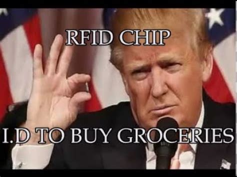 rfid chip coming trump demands id to buy groceries|Trump claims Americans need ID to go shopping .